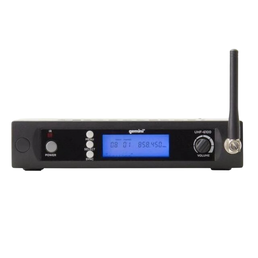 MICROFONO INALAMBRICO UHF MULTIFRECUENCIA, 1 CANAL, DE MANO, CARCASA METALICA