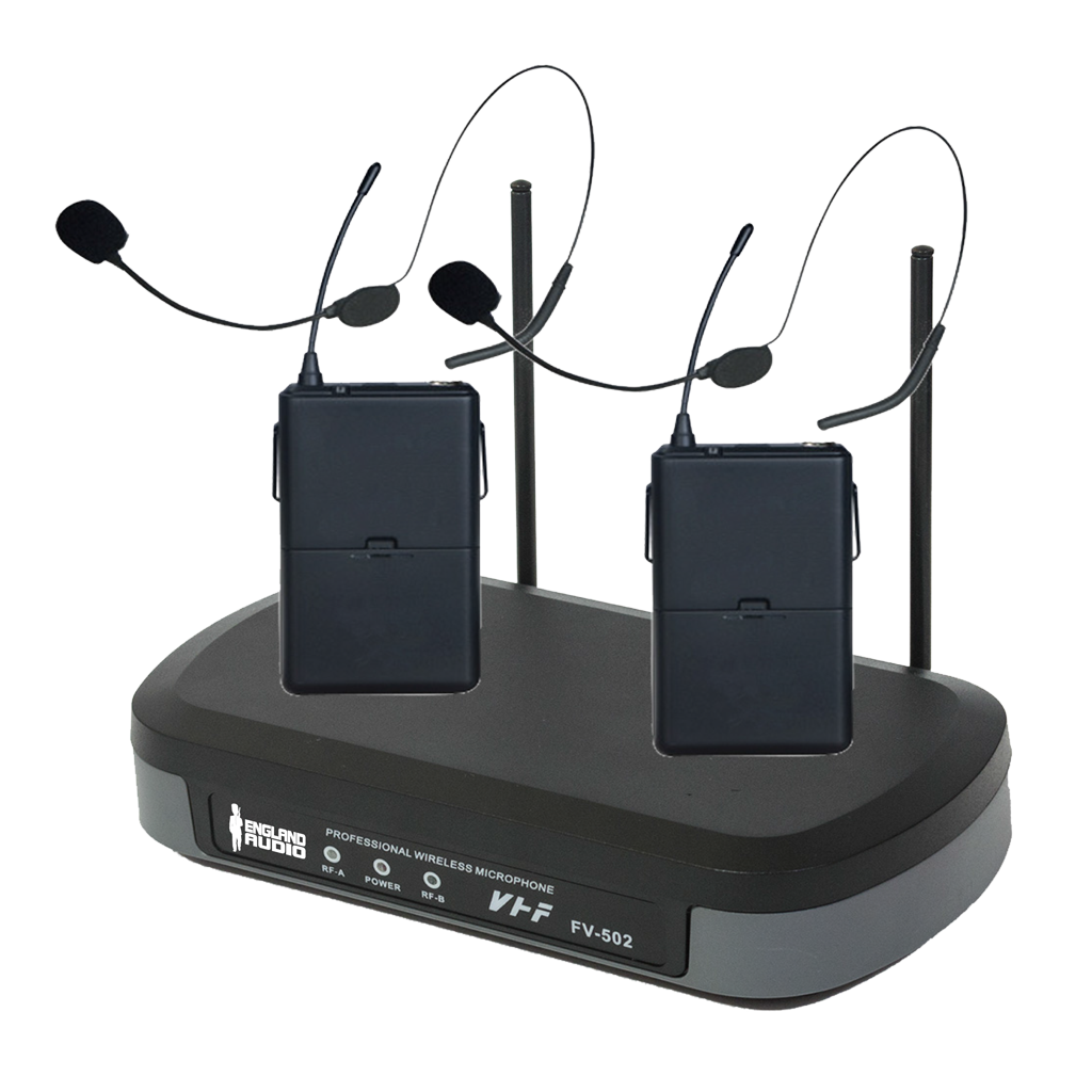 MICROFONO INALAMBRICO VHF, 2 CANALES, DE DIADEMA, FRECUENCIA FIJA