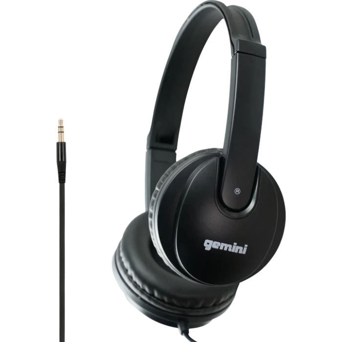 AUDIFONOS ESTEREO PROFESIONALES PARA DJ, CONECTOR 3.5MM CON ADAPTADOR 6.3MM, DRIVER DE 40MM