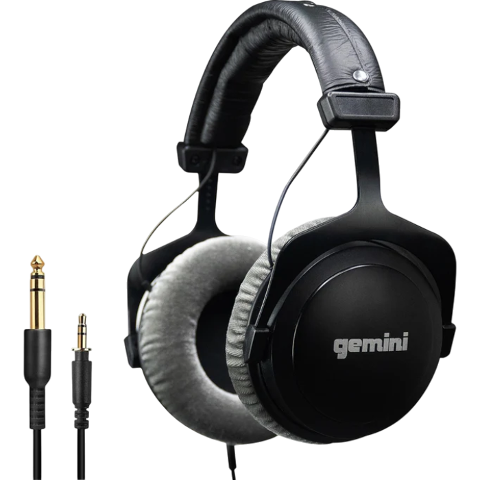 AUDIFONOS ESTEREO PROFESIONALES PARA DJ, DRIVER 53MM CONECTOR 3.5MM CON ADAPTADOR 6.3MM