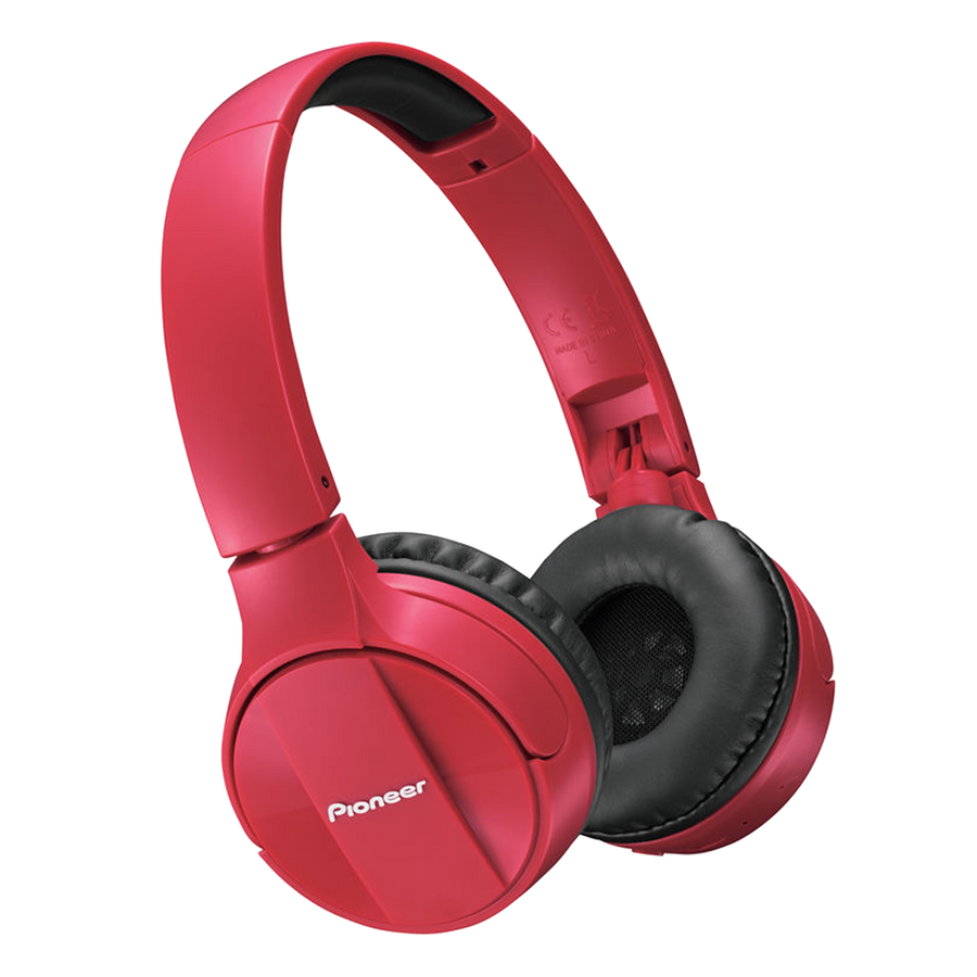 DJ Profesional Audífono Pro Estéreo Dinámico de Diadema Plegable Bluetooth, PIONEER SEMJ553BT-R