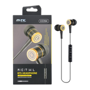 AUDIFONOS ESTEREO METALICO IN-EAR CON MICROFONO, CONTROL DE VOLUMEN, BLUETOOTH