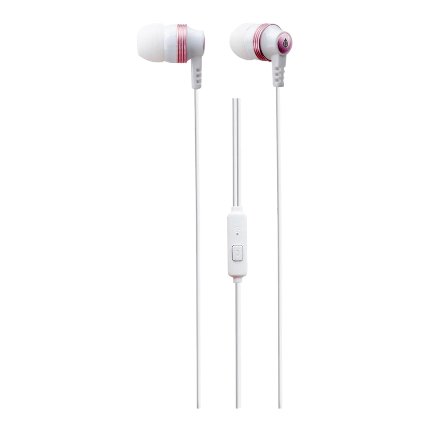 AUDIFONOS ESTEREO IN-EAR CON MICROFONO, CONECTOR 3.5MM