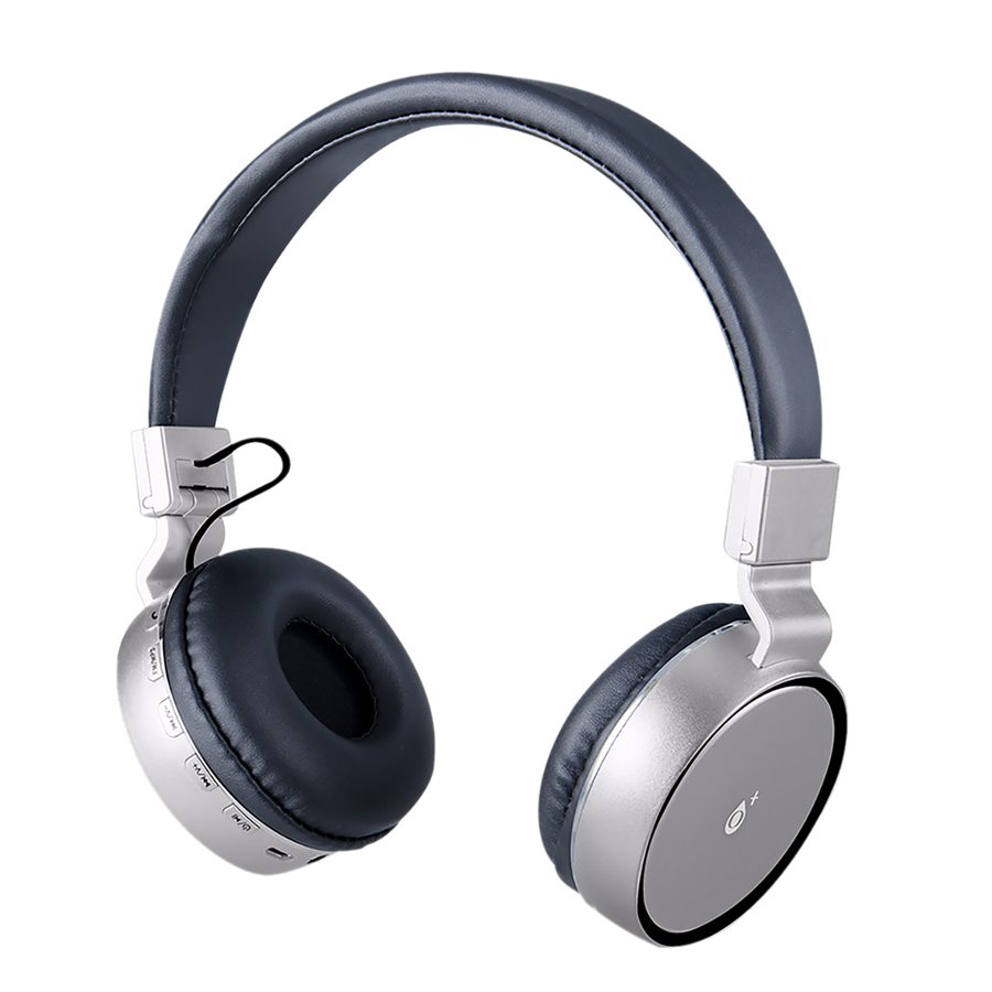 AUDIFONOS ESTEREO, DE DIADEMA CON MICROFONO, CONTROL DE VOLUMEN, BLUETOOTH, MICRO SD