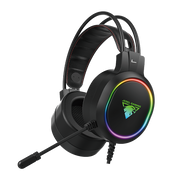 Auricular Gaming Diadema Extensible Virtual Sound 7.1 , Luces RGB 7 Multicolores , JEDEL GAMING GH-234