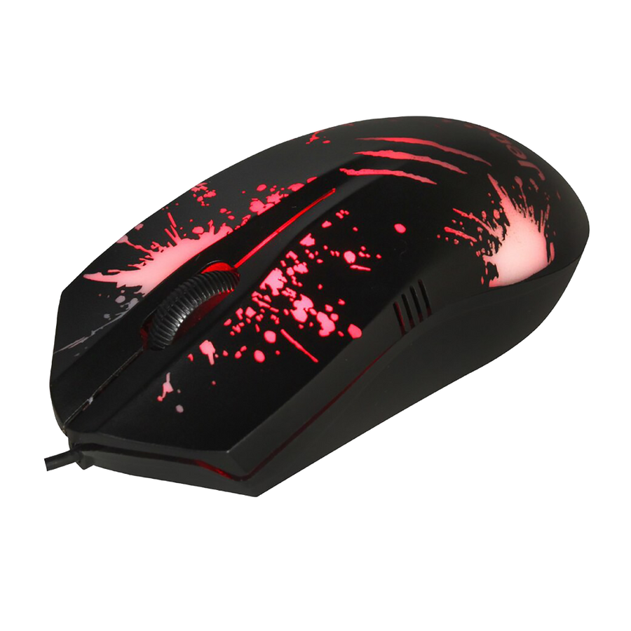 Mouse Gaming de Cable Retroiluminado , 3D , Luz RGB 7 Colores , JEDEL GAMING GM850