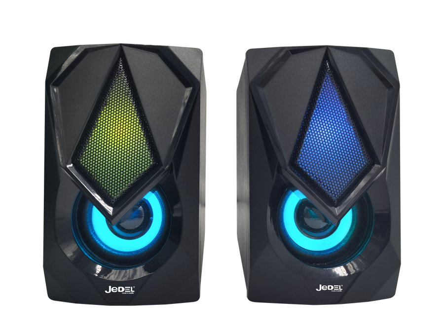 Altavoz Gaming 2.0 RGB Retroiluminado , JEDEL GAMING S-501