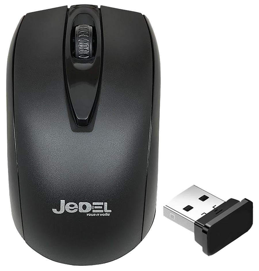 Mouse USB Inalámbrico , JEDEL W450 NEGRO