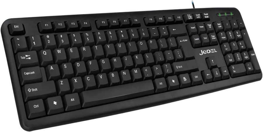 TECLADO, CONECTOR USB, 104 BOTONES, IDIOMA ESPAÑOL