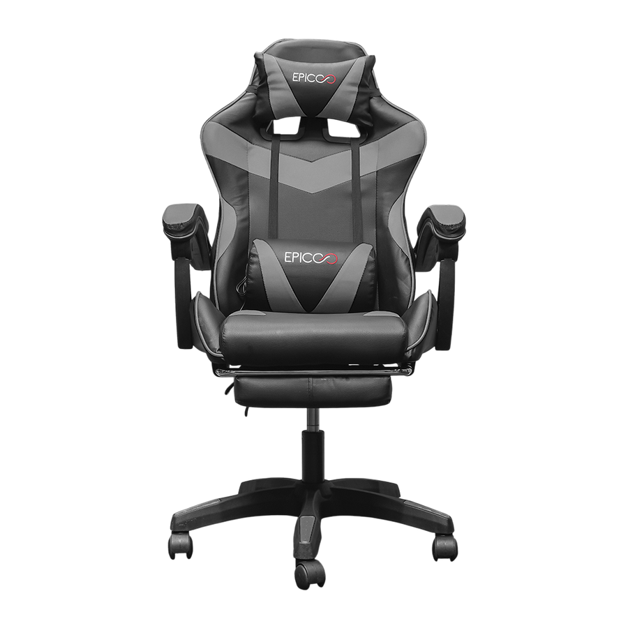 Silla Gamer Gris para Streaming, Epicco