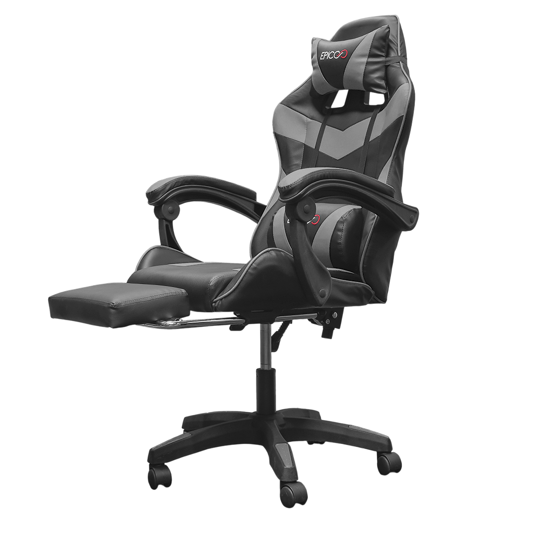 Silla Gamer Gris para Streaming, Epicco