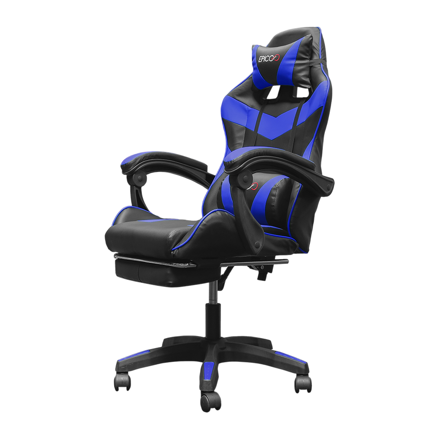 Silla Gamer Azul-Negro, EPICCO
