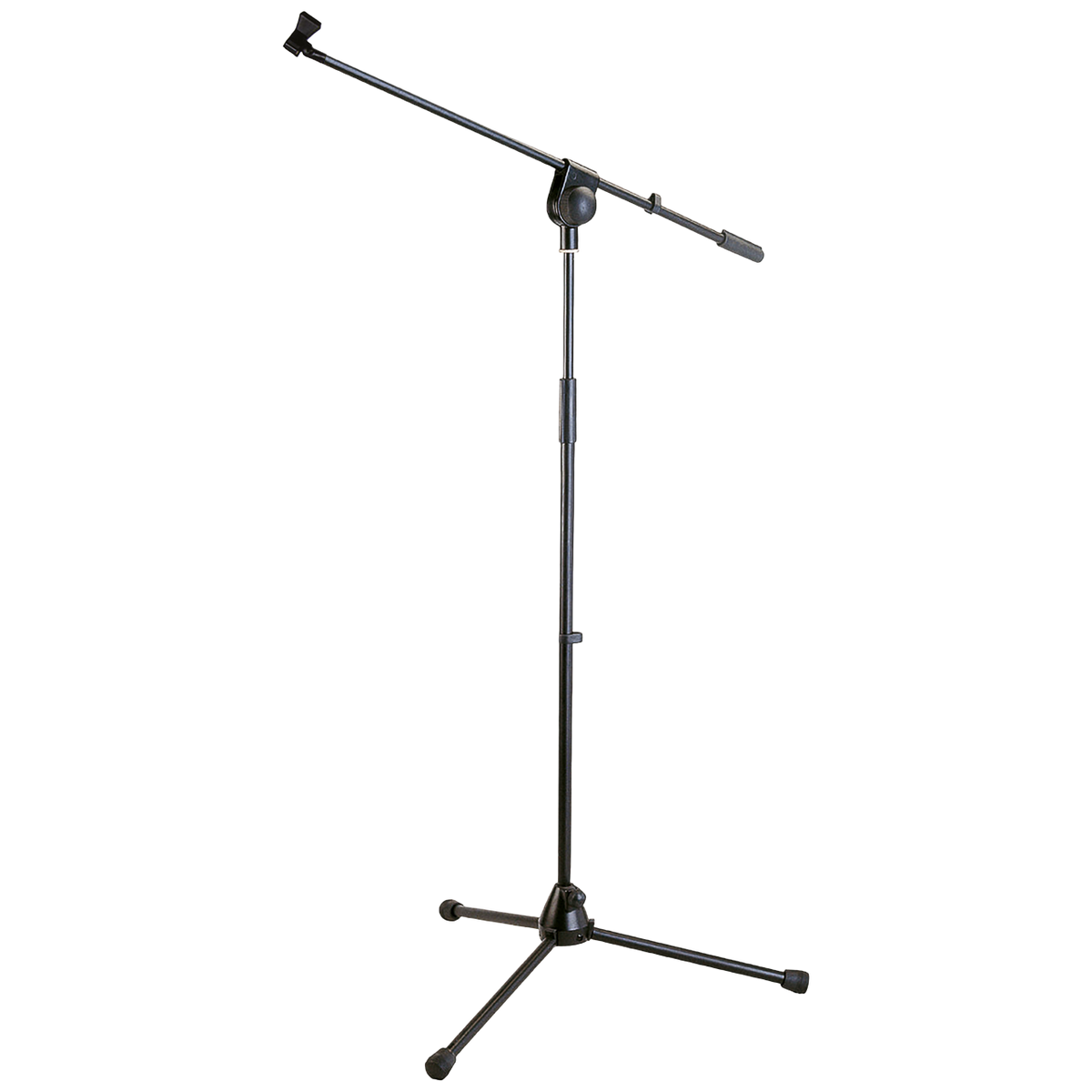 SOPORTE DE PISO BASE TRIPODE PARA MICROFONO CON BOOM Y SUJETADOR, ALTURA 100-176CM