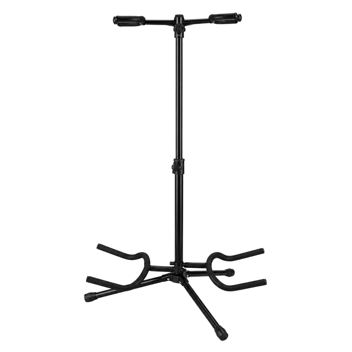 SOPORTE DE PISO BASE TRIPODE PARA GUITARRA DOBLE, ALTURA 60-80CM