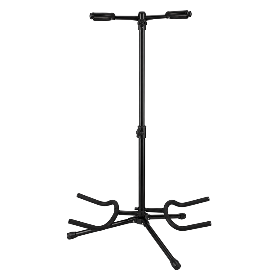 SOPORTE DE PISO BASE TRIPODE PARA GUITARRA DOBLE, ALTURA 60-80CM