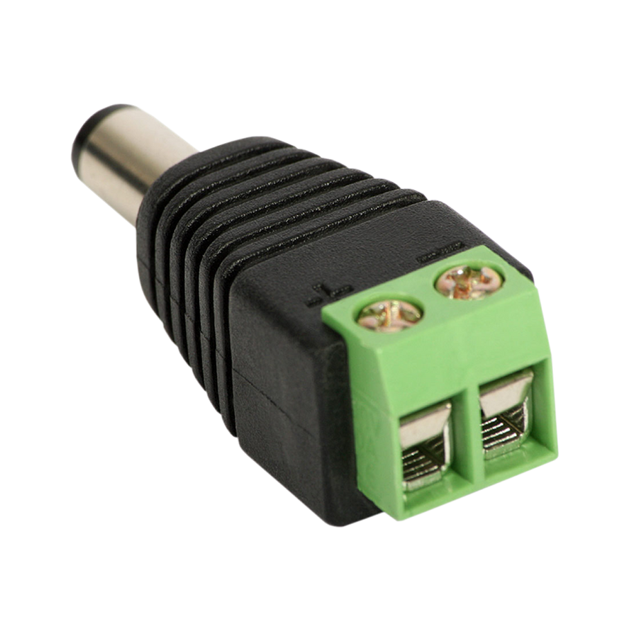 BORNERA PLUG DC, 2 HILOS, 2.1MM X 5.5MM