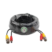 CABLE DE VIDEO BNC + PLUG DC DE PODER, 10MT
