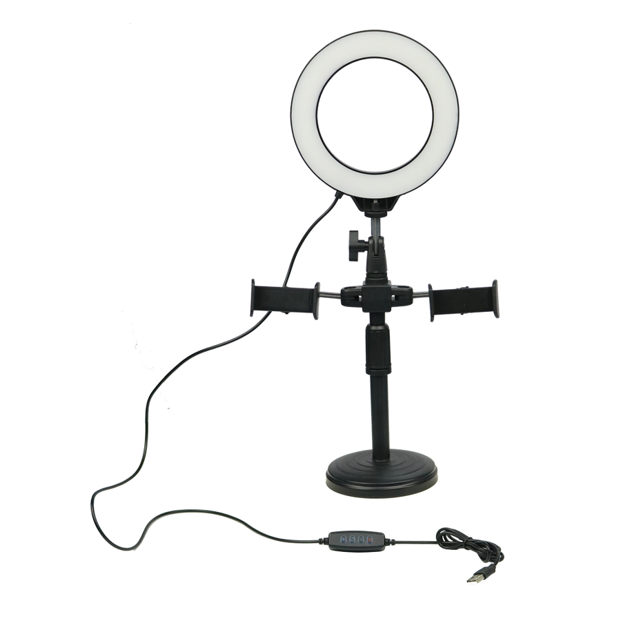 Aro de luz 16 cm, Pedestal de Escritorio , ENGLAND SOUND ES-SK09