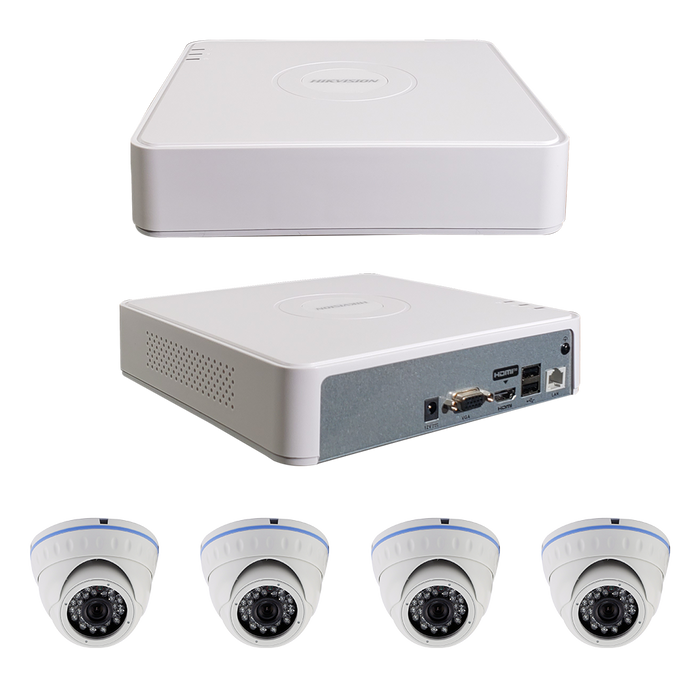 DS-7108NI-Q1 X1 +EEL-CAM130DBIP X4