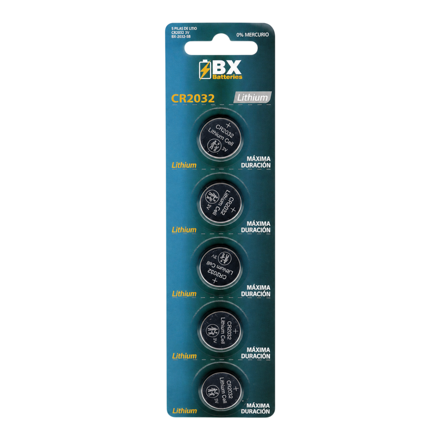 PILA DE LITIO, 3V, 210MAH, BLISTER X 5PCS