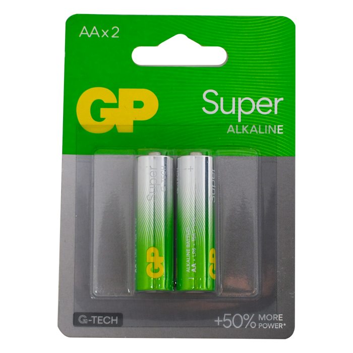 AA, 1.5V, SUPER ALCALINA, BLISTER X 2PCS