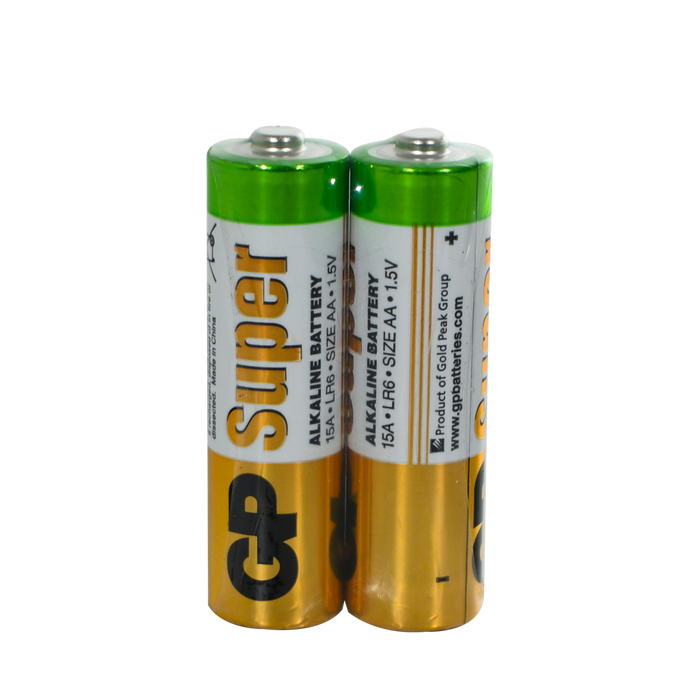 AA, 1.5V, SUPER ALCALINA, CELOFAN X 2PCS