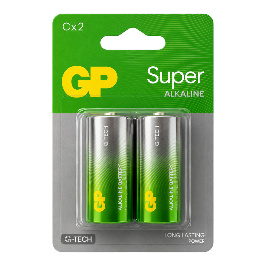 C, 1.5V, SUPER ALCALINA, BLISTER X 2PCS