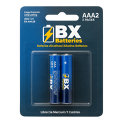 AAA, 1.5V, ALKALINA 2 UNIDADES BLISTER