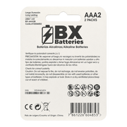 AAA, 1.5V, ALKALINA 2 UNIDADES BLISTER