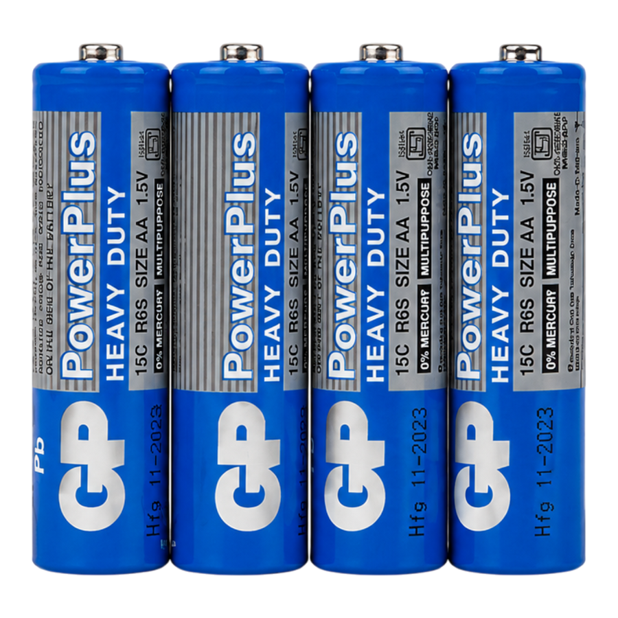 AA, HEAVY DUTY (CLORURO DE ZINC), CELOFAN 4