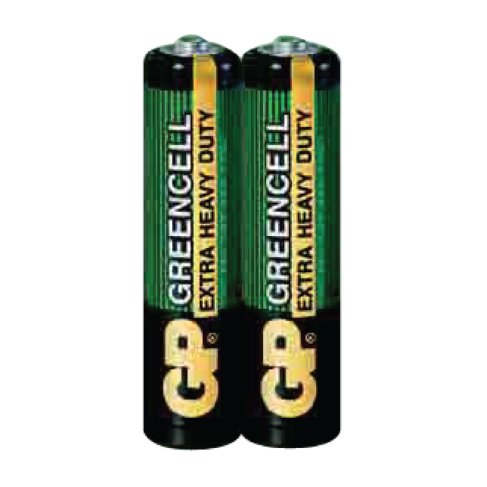 AAA, 1.5V, GREENCELL (CLORURO DE ZINC), CELOFAN X 2PCS