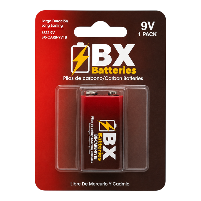 9V, CARBON 1 UNIDAD BLISTER