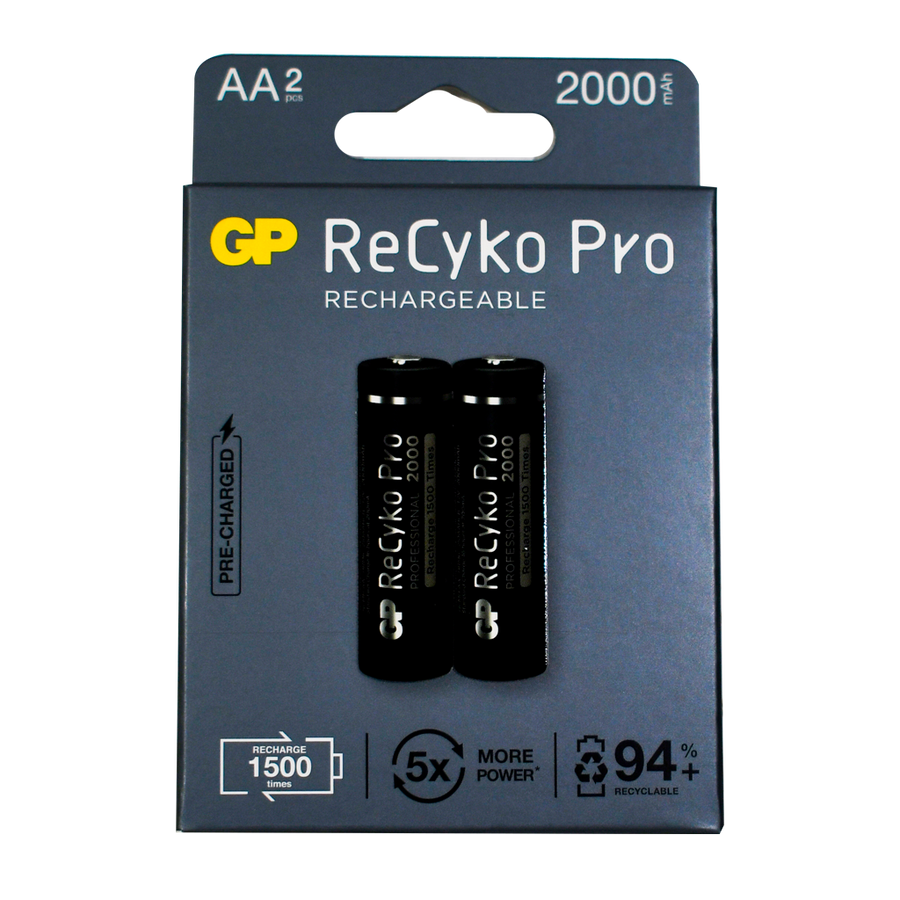 AA, RECYKO 2100MAH NIMH, BLISTER X 2PCS