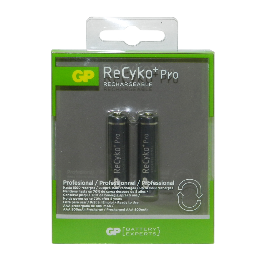 AAA, RECYKO 850MAH MINH, BLISTER X 2PCS