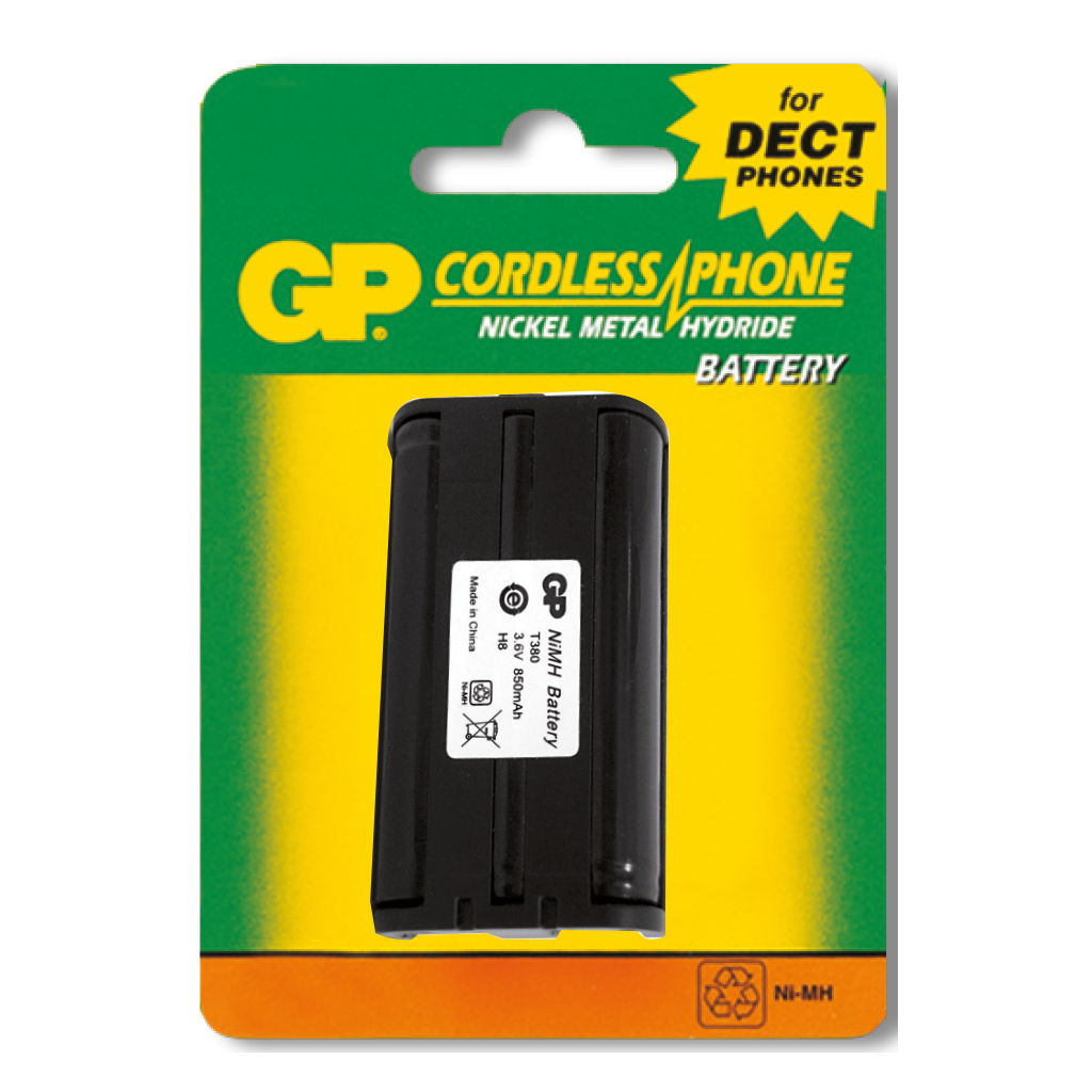 Pila/Bateria Telefóno 850 mAh 3.6 V GP GPT380-2U1-GPRHCH8QN008