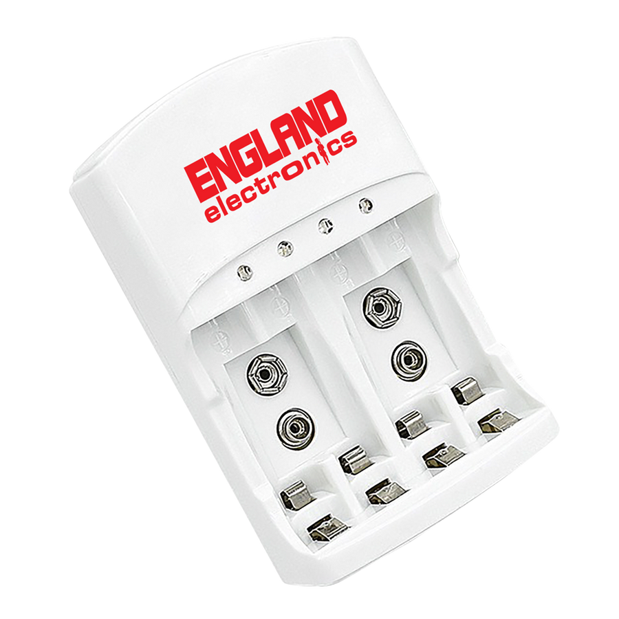 CARGADORES DE PILA AA, AAA, 9V, 300MA, PARA 4 PILAS