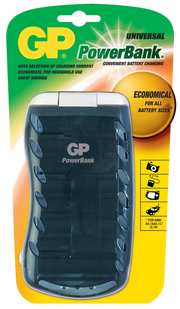 Cargadores de Pila AA y AAA, 9V, para 6 Pilas.