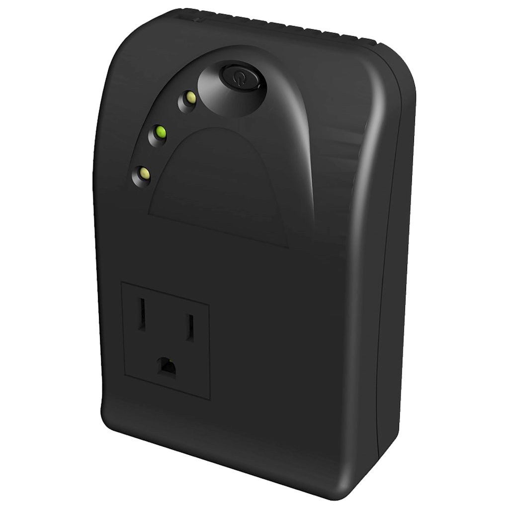 PROTECTOR DE VOLTAJE PARA EQUIPOS ELECTRONICOS, 15A, 110V, 3 MIN.