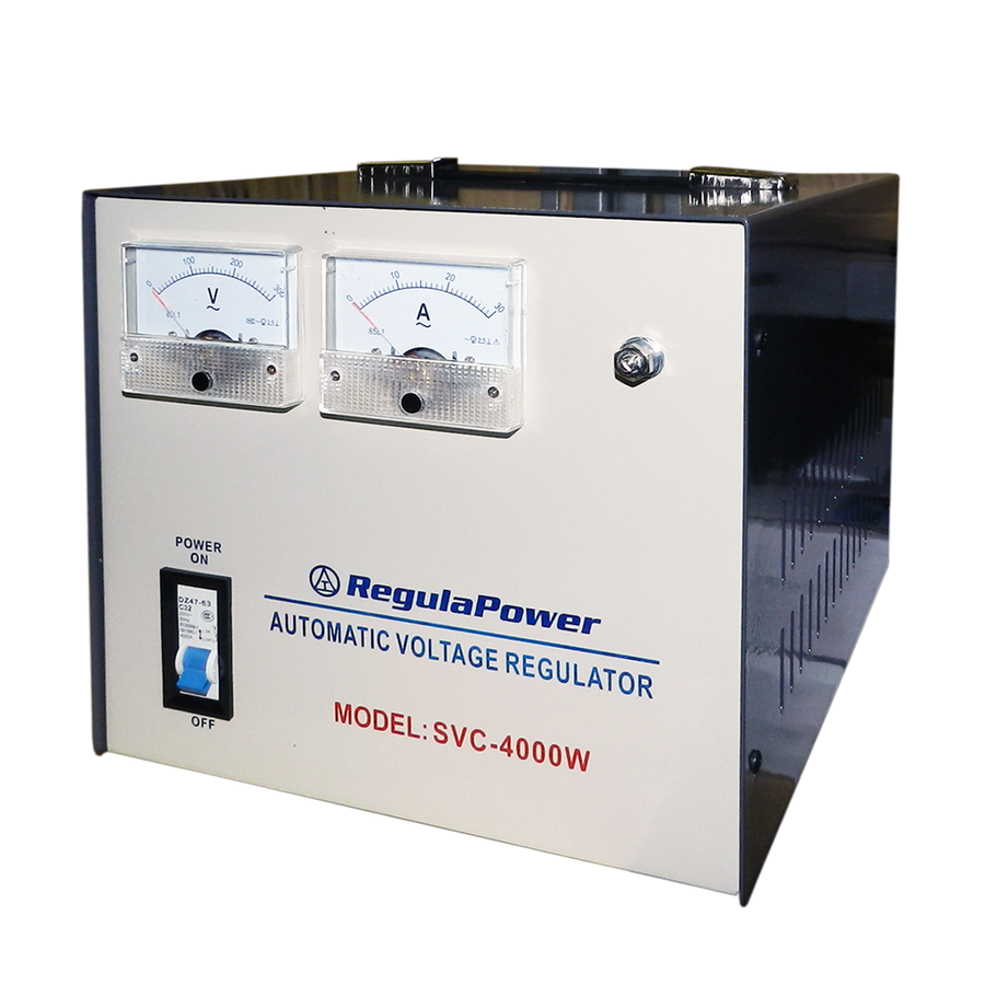 REGULADOR DE VOLTAJE, 4000 WATTS, BORNERAS POLARIZADAS, 110/220V