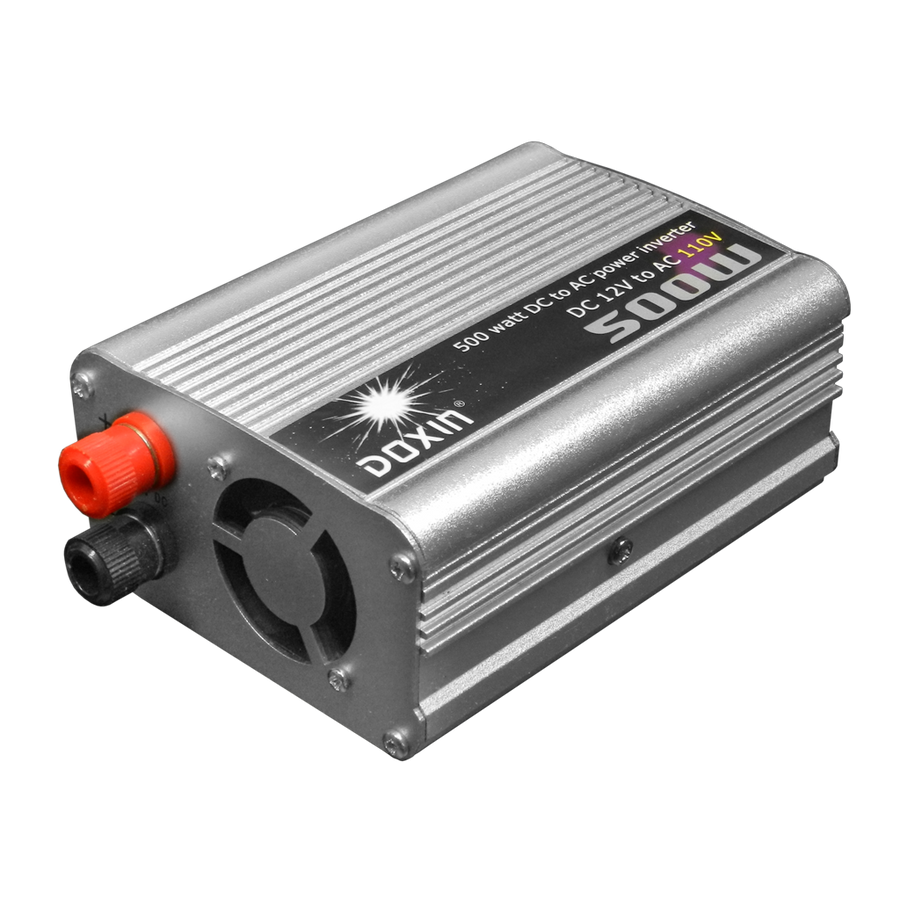 INVERSOR DE VOLTAJE PARA VEHICULO, 500 WATTS, 110V