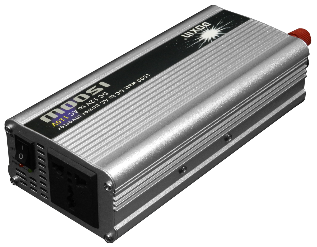 INVERSOR DE VOLTAJE PARA VEHICULO, 1500 WATTS, 110V