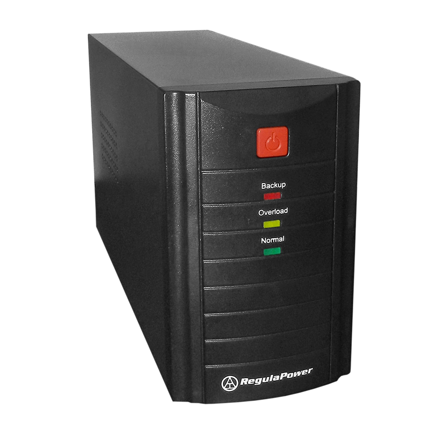 UPS 500VA, 250 WATTS CON DISPLAY INDICADOR, 4 TOMAS, BATERIA 12V 4AH