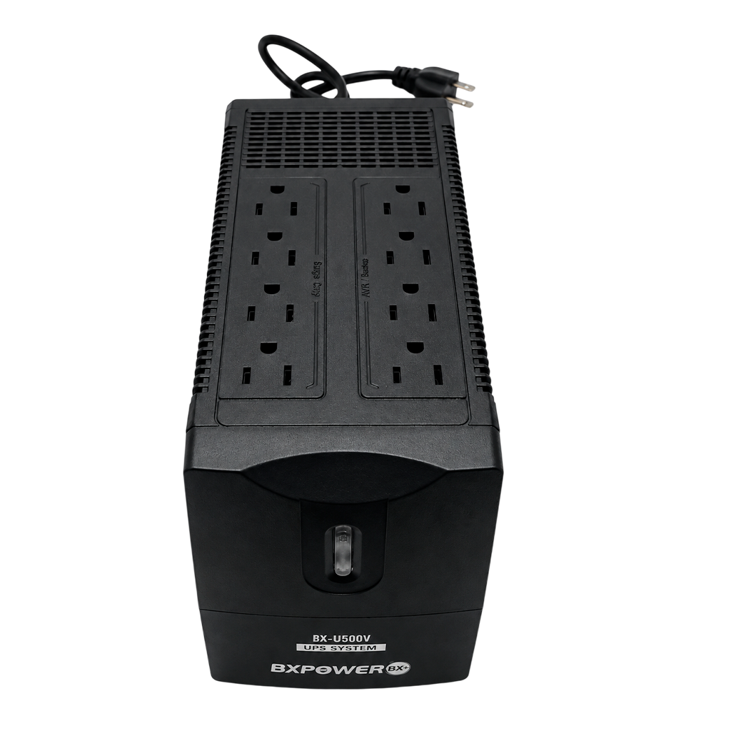 UPS 500VA, 250 WATTS, 8 TOMAS, BATERIA 12V 4AH