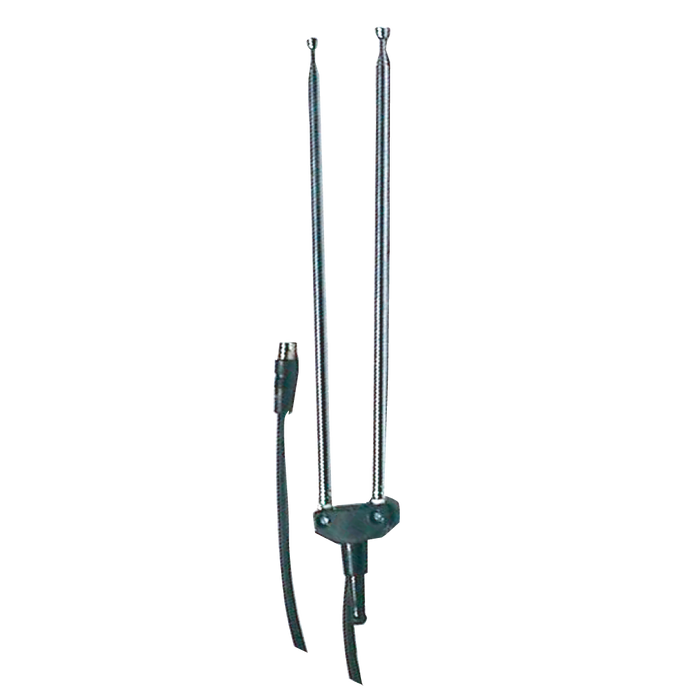 ANTENA TELESCOPICA, PUNTA METALICA, TAMAÑO 100 CM, 5 TRAMOS, CONECTOR RG-59