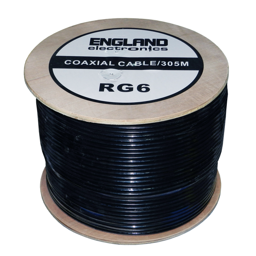 CABLE COAXIAL RG6, 305 MTS, CCA, 7.02OD