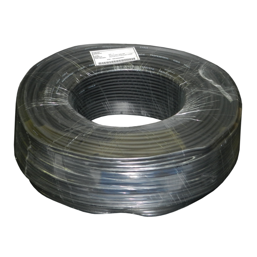 CABLE NEGRO PARA AUDIO Y VIDEO, 30.5 MTS, CCA, 3 CONDUCTORES, 24 HILOS
