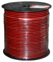 CABLE ROJO NEGRO PARA PARLANTE, CALIBRE 14, 305 MTS, CCAG
