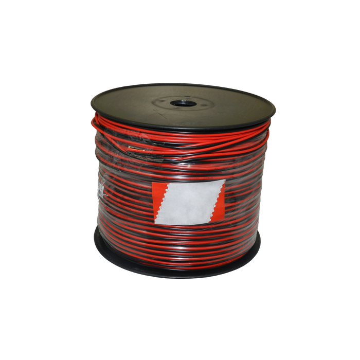 CABLE ROJO NEGRO PARA PARLANTE, CALIBRE 18, 305 MTS, CCAG