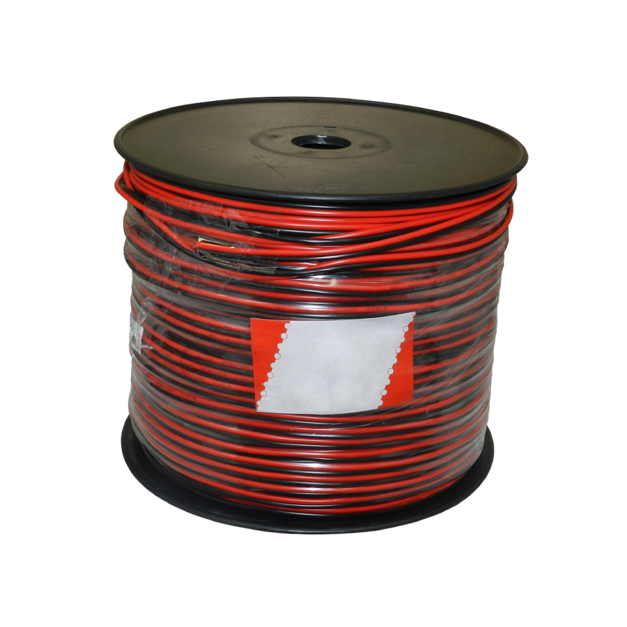 Cable calibre 20 CCA, parlante, rojo/negro, England Electronics
