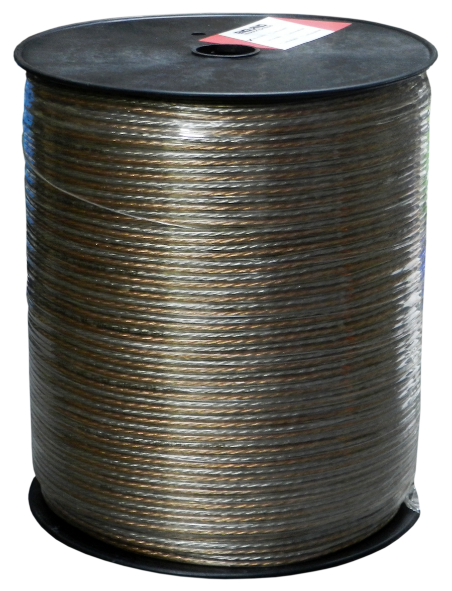 Cable calibre 12 para parlante, transparente, England Electronics
